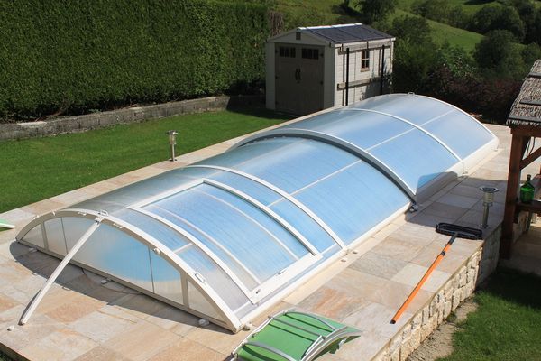 abri piscine bas occasion