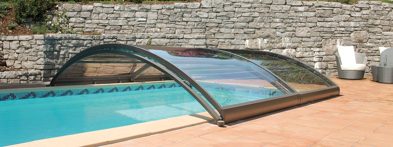 abri piscine cristal