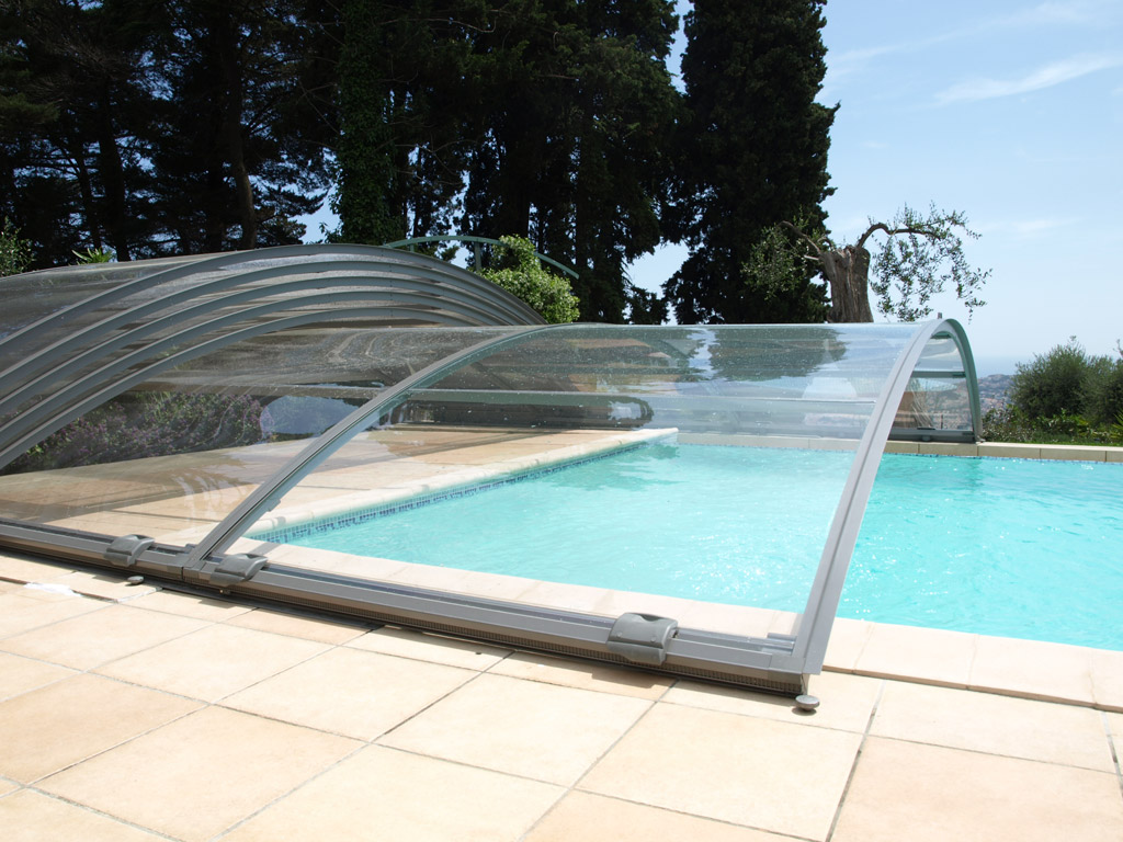 abri piscine cristal