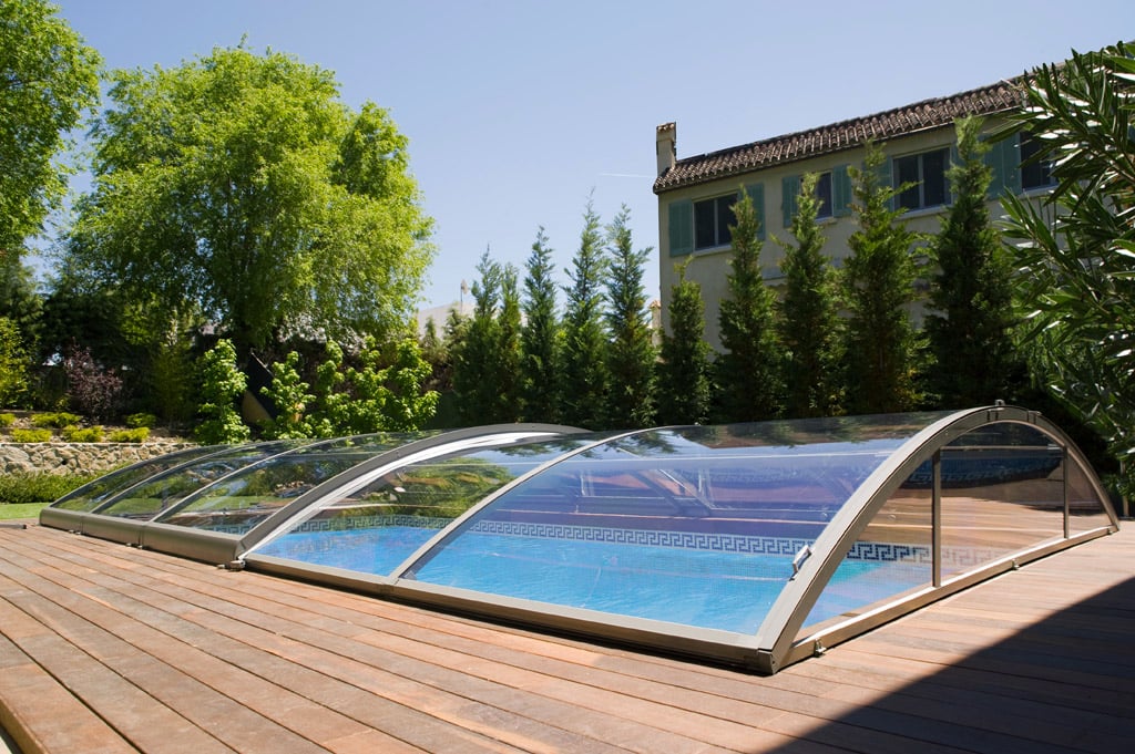 abri piscine cristal