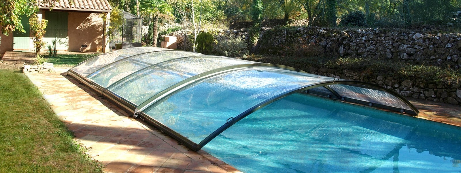 abri piscine cristal