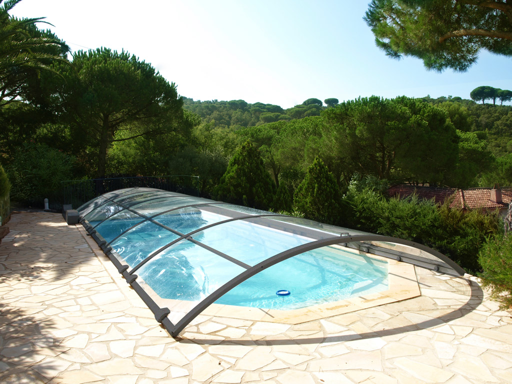 abri piscine cristal