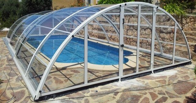abri piscine mi haut pas cher