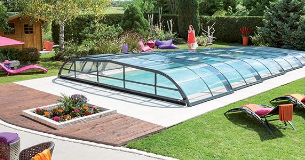 abri piscine rideau