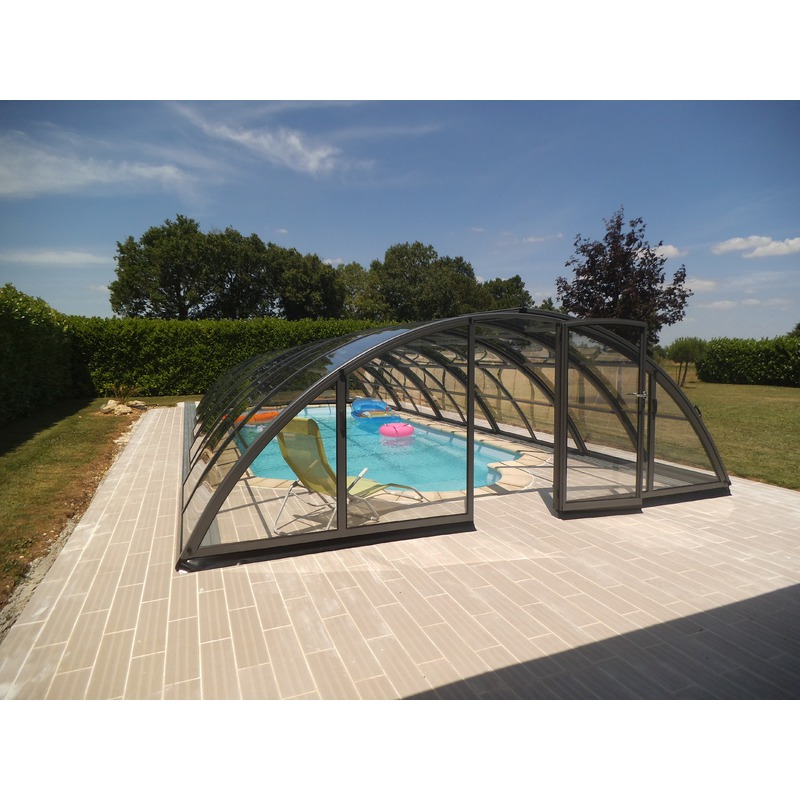 abri piscine semi haut