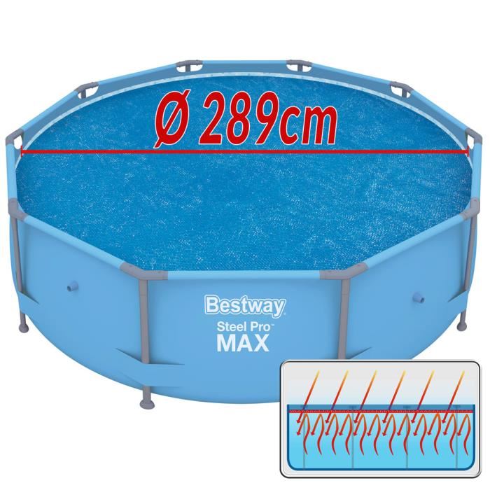 bache piscine 150 cm