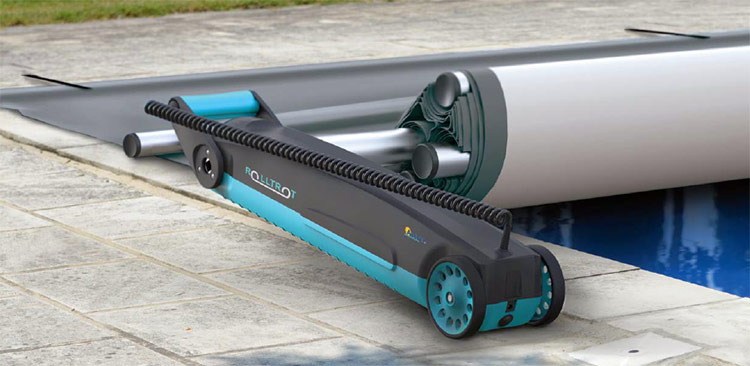 bache piscine a barre electrique