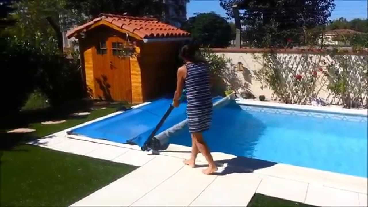 bache piscine a barre