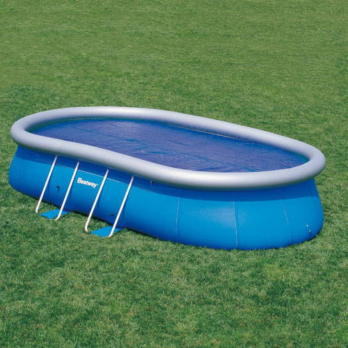 bache piscine a bulle ovale