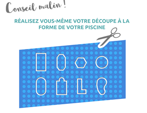 bache piscine a decouper