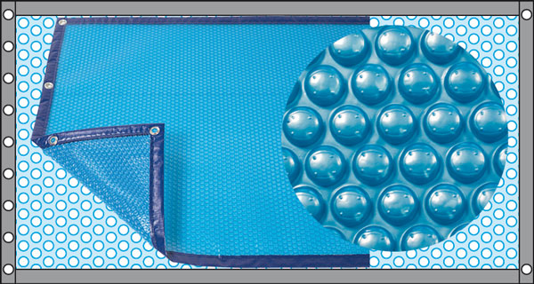 bache piscine bulle sens