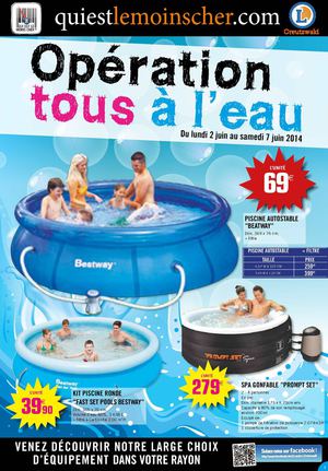 bache piscine e leclerc