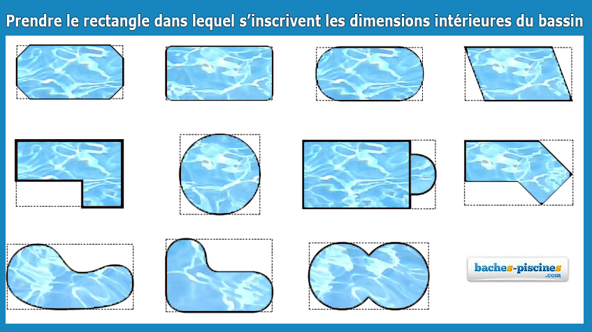 bache piscine forme huit