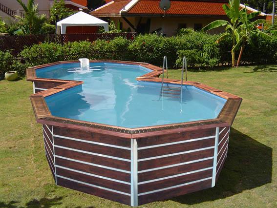 bache piscine forme huit