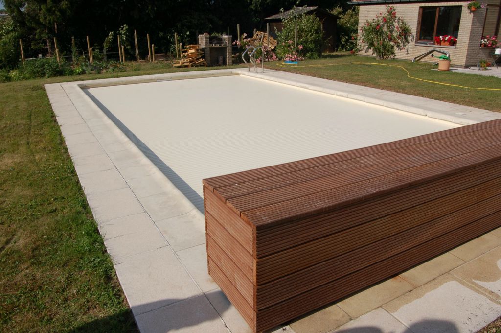 volet piscine hors d'eau
